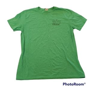 Running t-shirt, green, L